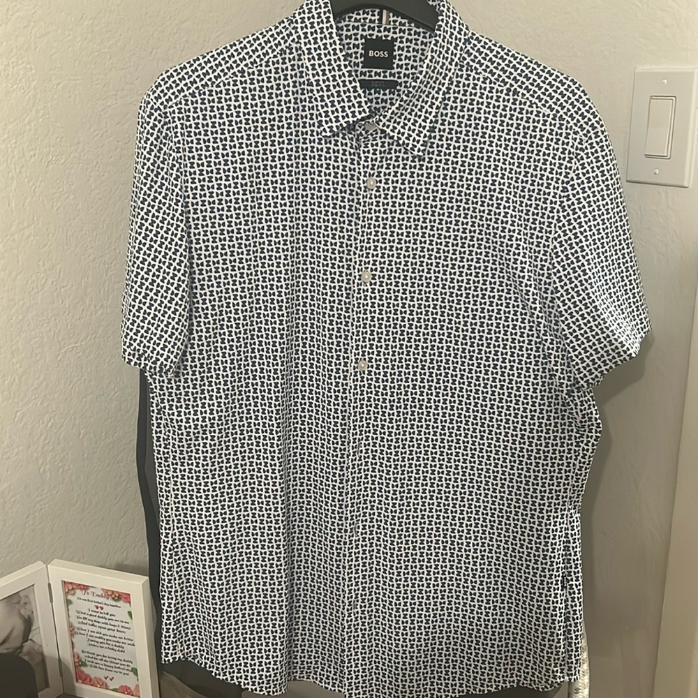 Slim fit performance stretch Hugo boss shirt like a new